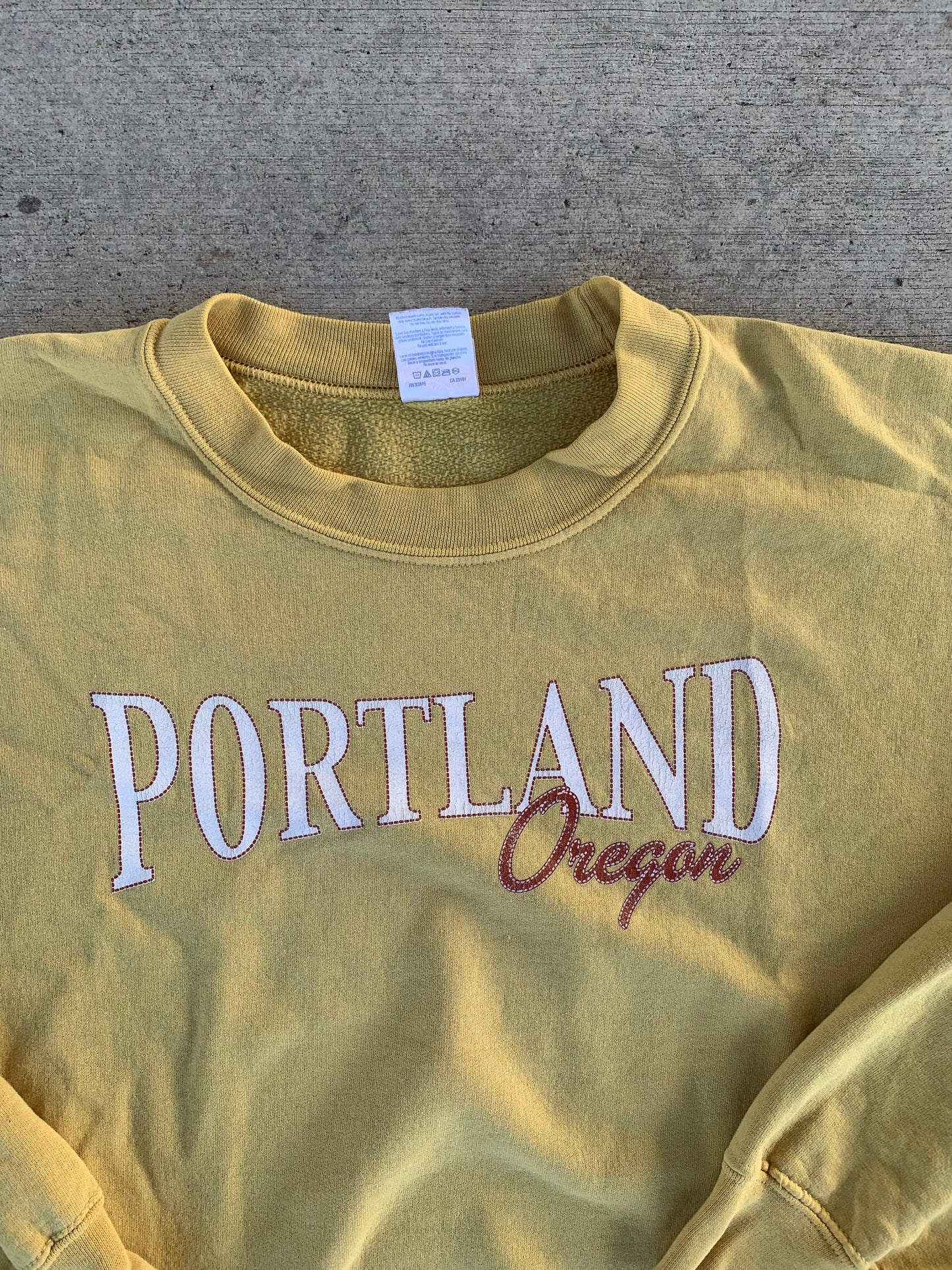 Yellow Portland Crewneck