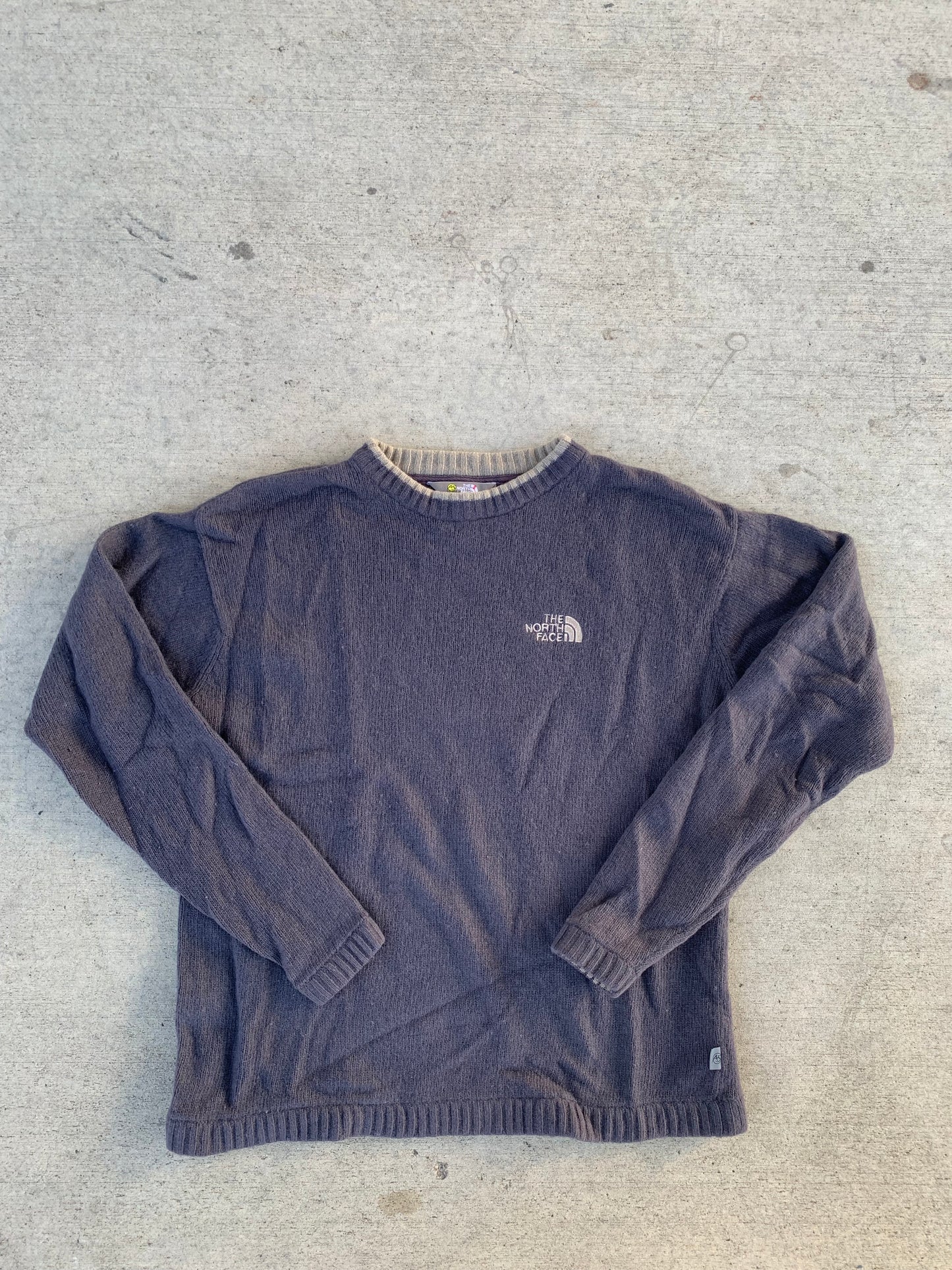 Gray North Face Sweater