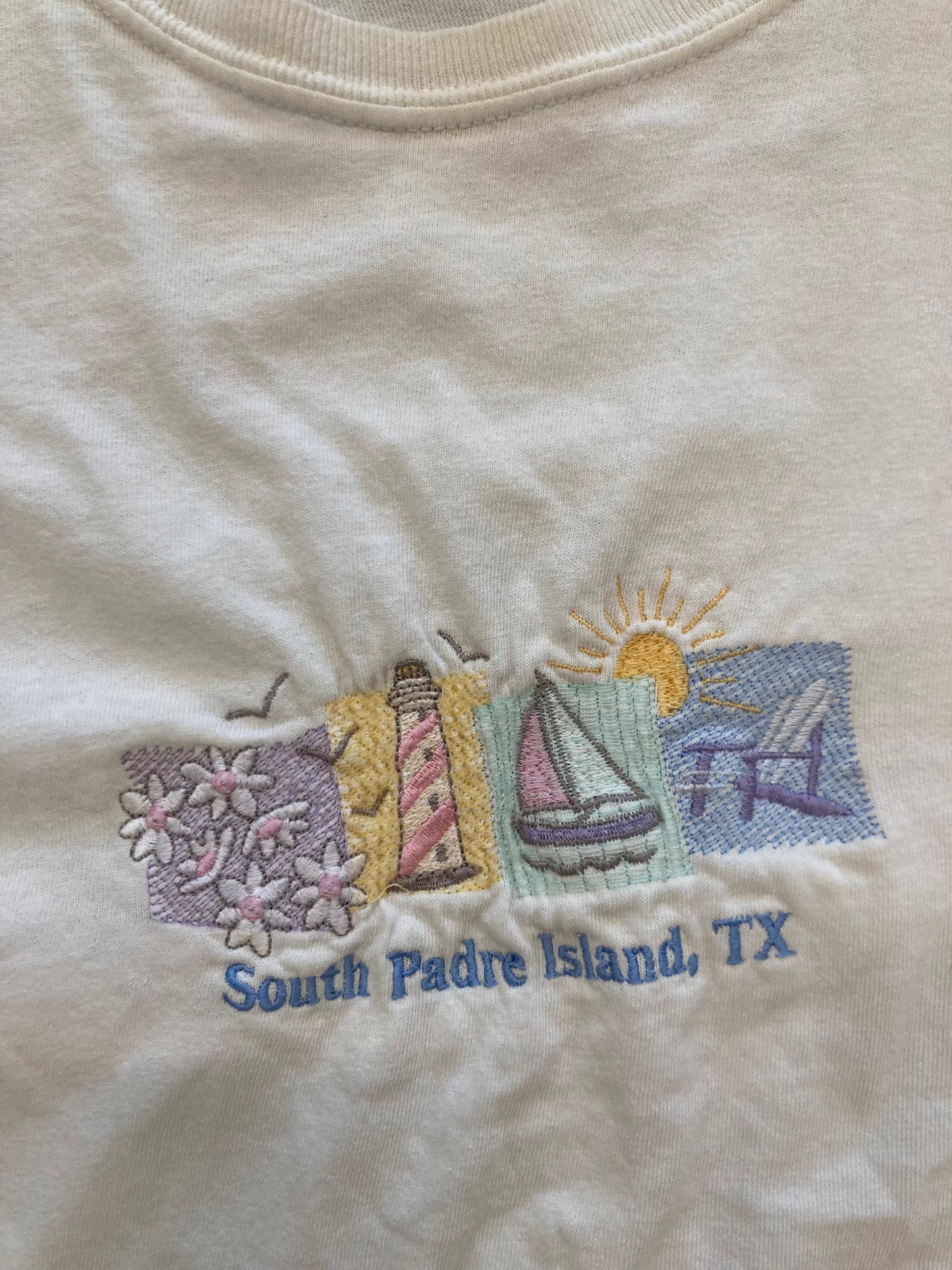 Embroidered South Padre Tee