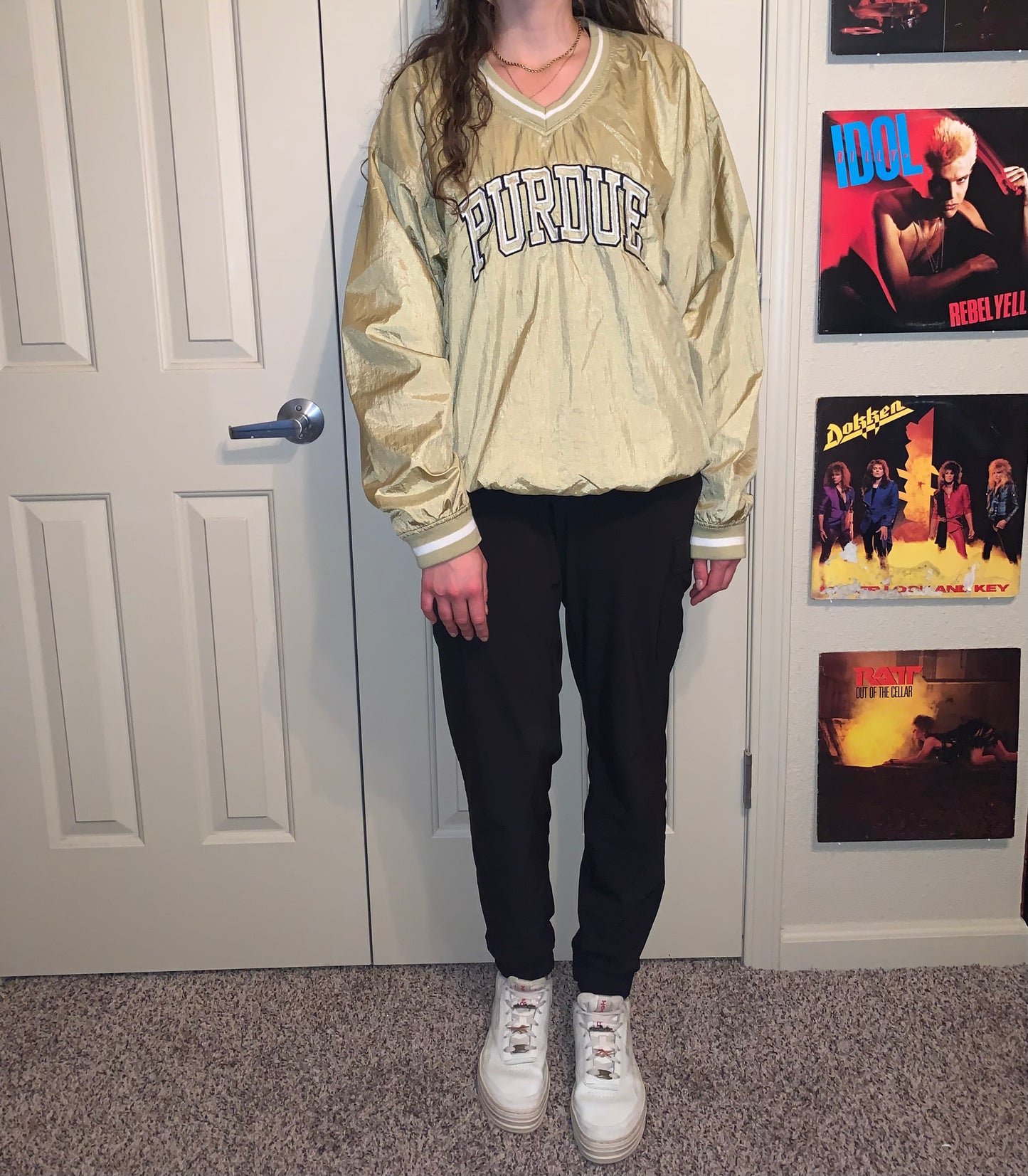 Gold Purdue Pullover